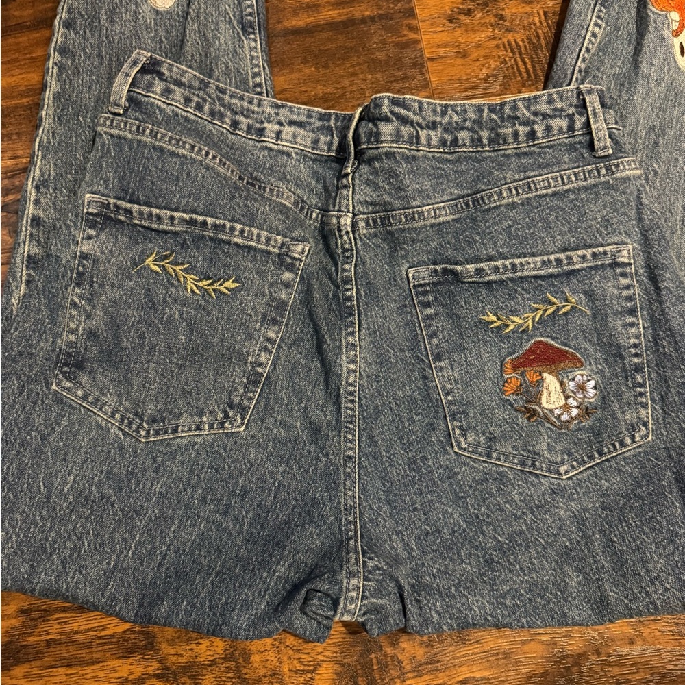 Halloween Embroidered Blue Jeans - Picture 6 of 6